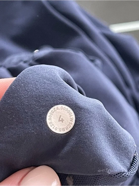 Lululemon Jogger Pants Drawstring Studio Athletic Stretch Navy Blue Women’s 4 - Picture 7 of 7